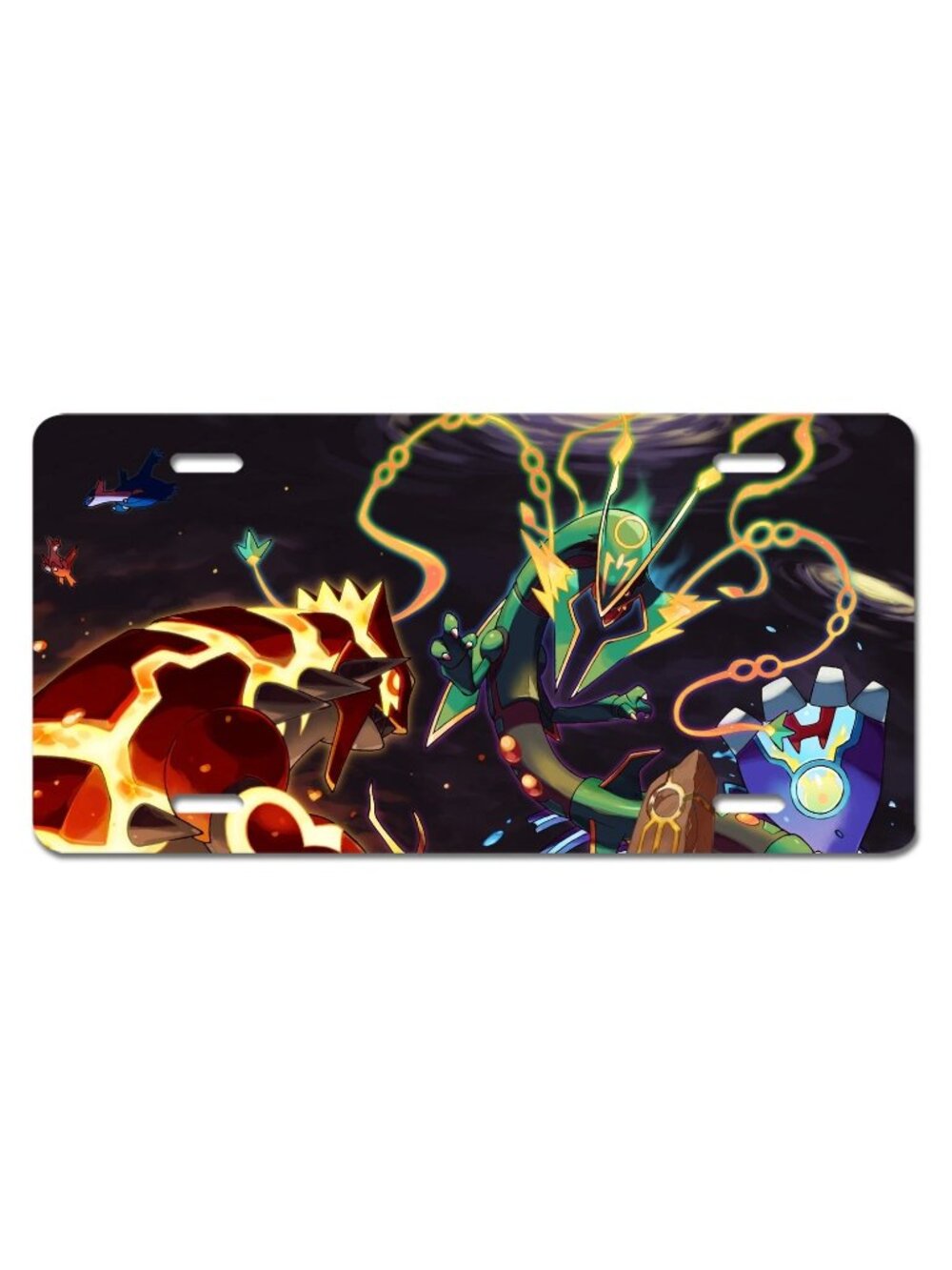 Pokemon Rayquaza Inspired Art Anime Vehicle License Plate Car Auto Truck Gift